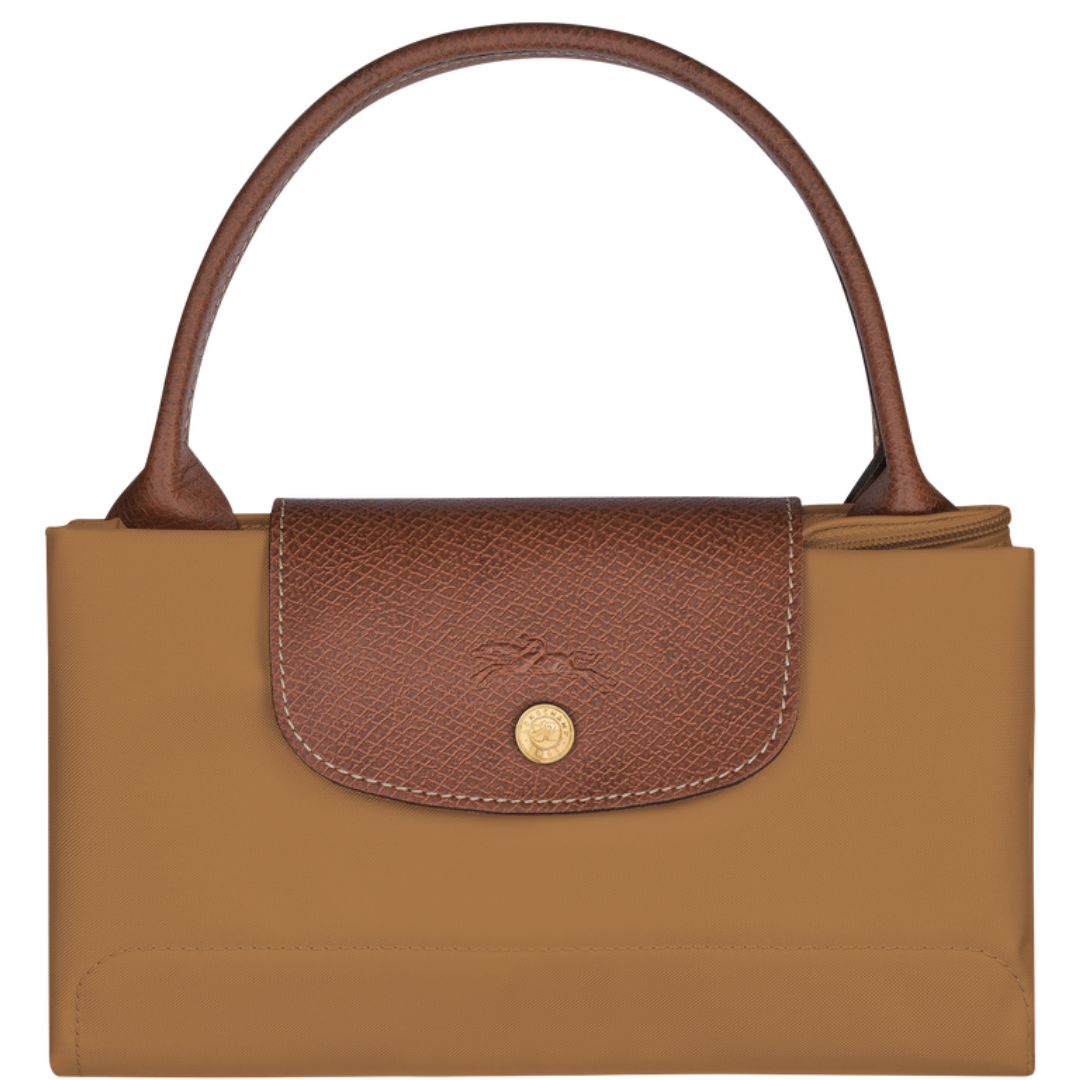 LONGCHAMP - Le pliage original - sac porté main M - Toile recyclée - Chamois