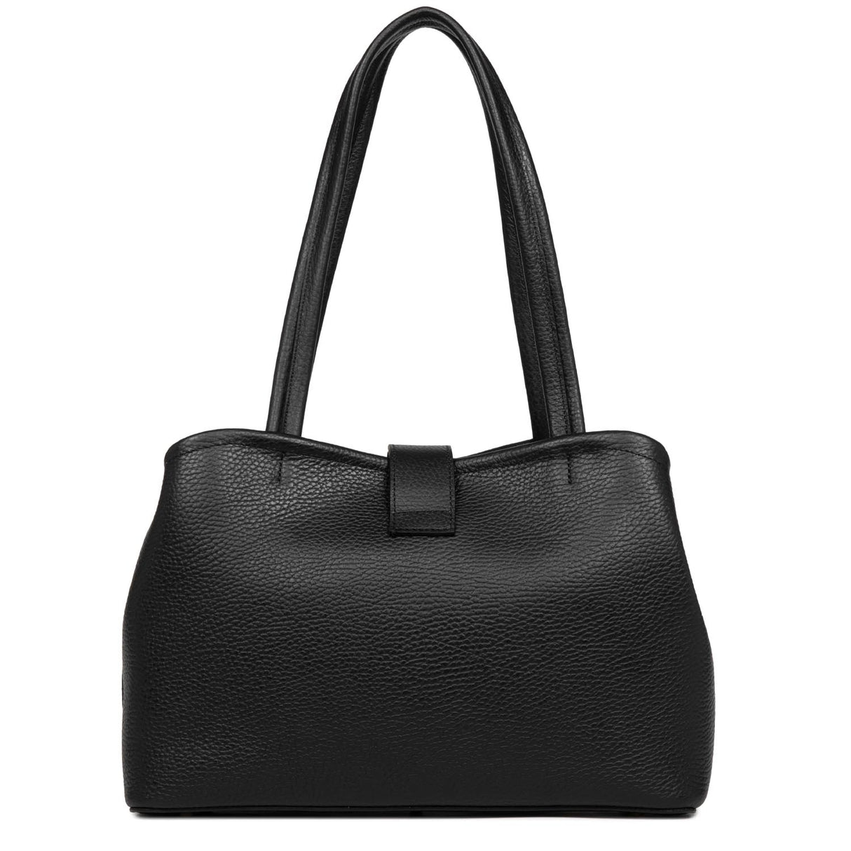 LANCASTER - Sac cabas épaule - Top Double - Noir
