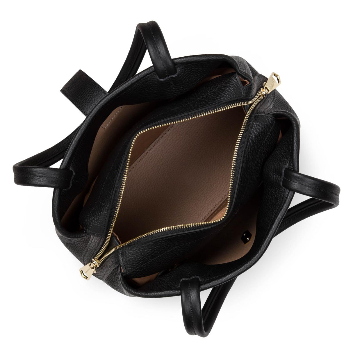 LANCASTER - Sac cabas épaule - Top Double - Noir