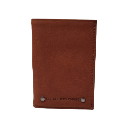 ATELIERS FOURÈS - Mini portefeuille zippé - Baroudeur