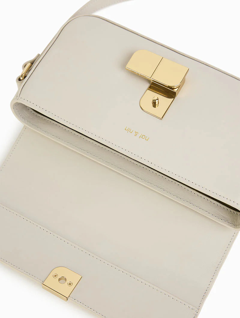 NAT & NIN - Sac bandoulière Alice Small Argile