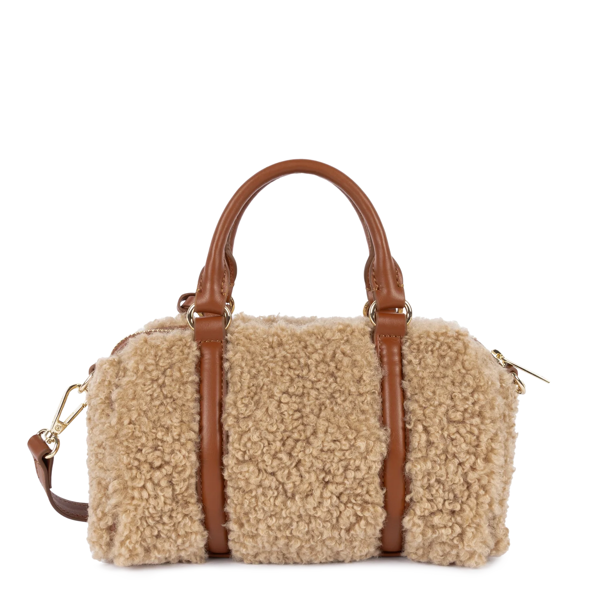 LANCASTER - Sac à main - Moumoute - Cognac