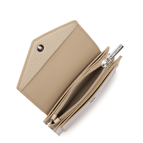 LANCASTER - Porte carte - Maya Double KBA - Beige