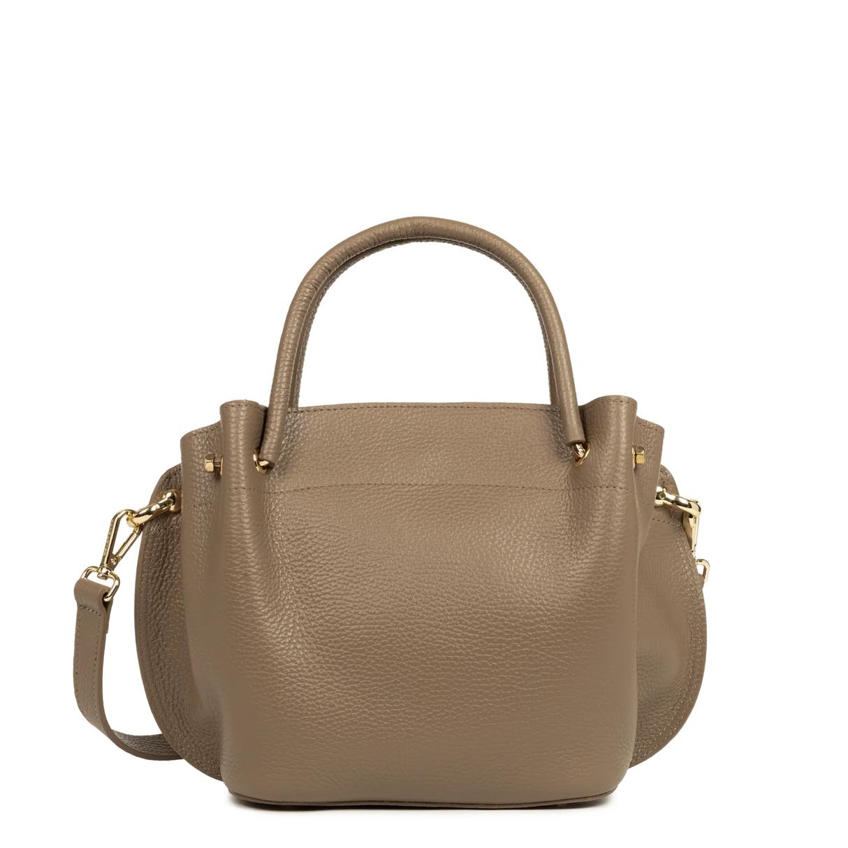 LANCASTER - Sac à main - Foulonné double - Taupe