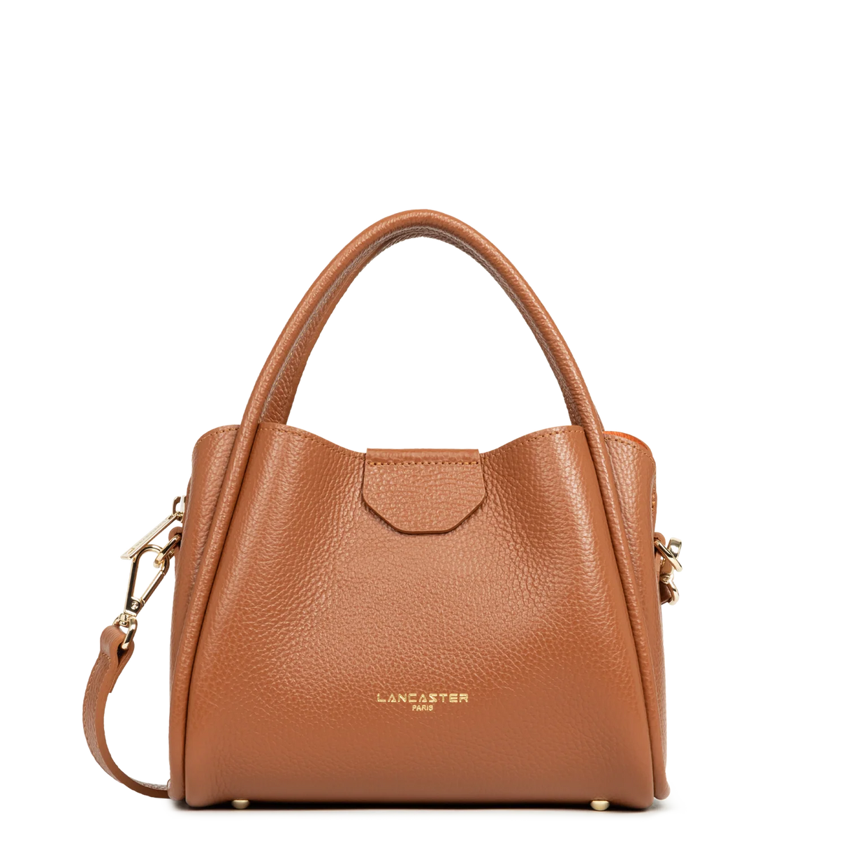 LANCASTER - Petit Sac à Main - Ida Double - Camel