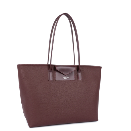 LANCASTER - Sac cabas épaule - Maya double KBA - Bordeaux