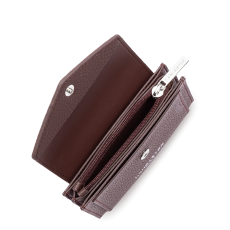 LANCASTER - Porte carte - Maya Double KBA - Bordeaux