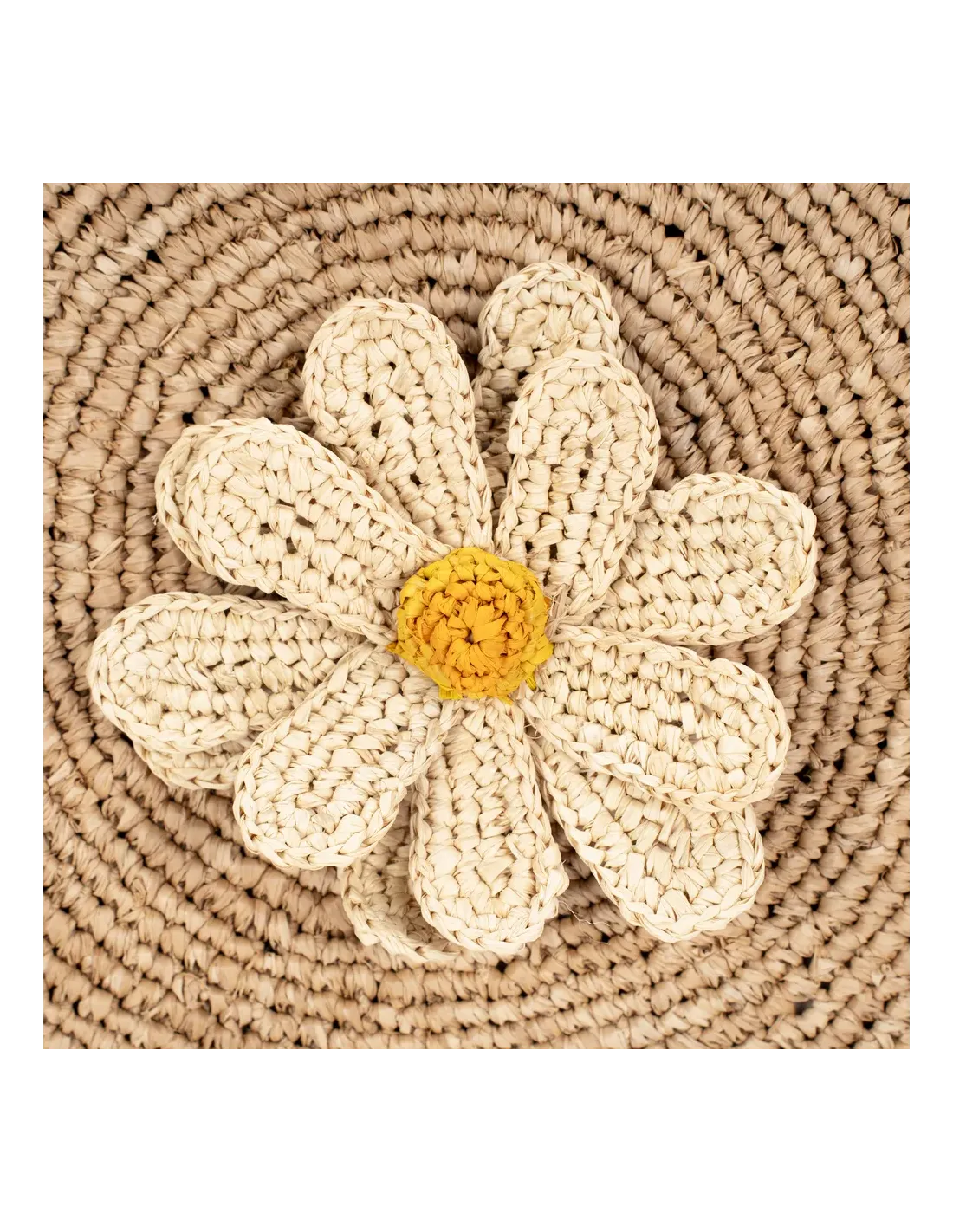 BAGATELLE - Sac Kombi en raphia naturel Bagatelle