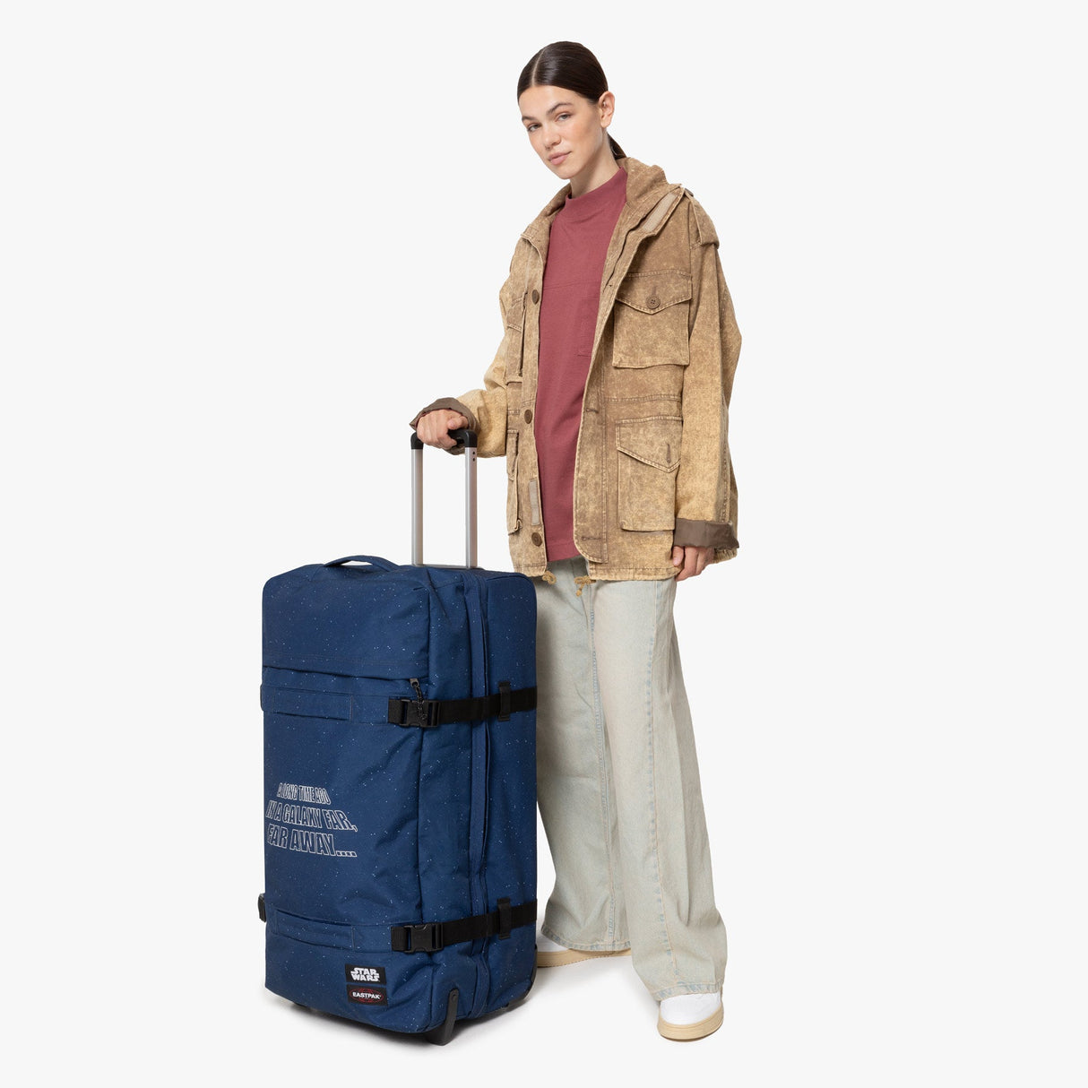 EASTPAK - Valise grande capacité Transit’R L - Stars Navy