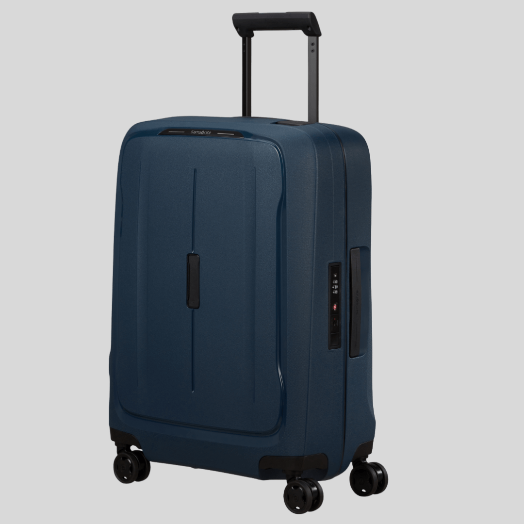 SAMSONITE - Valise cabine à 4 roues - 55 cm - Essens - Bleu Nuit