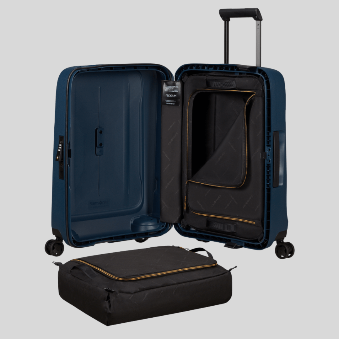 SAMSONITE - Valise cabine à 4 roues - 69 cm - Essens - Bleu nuit