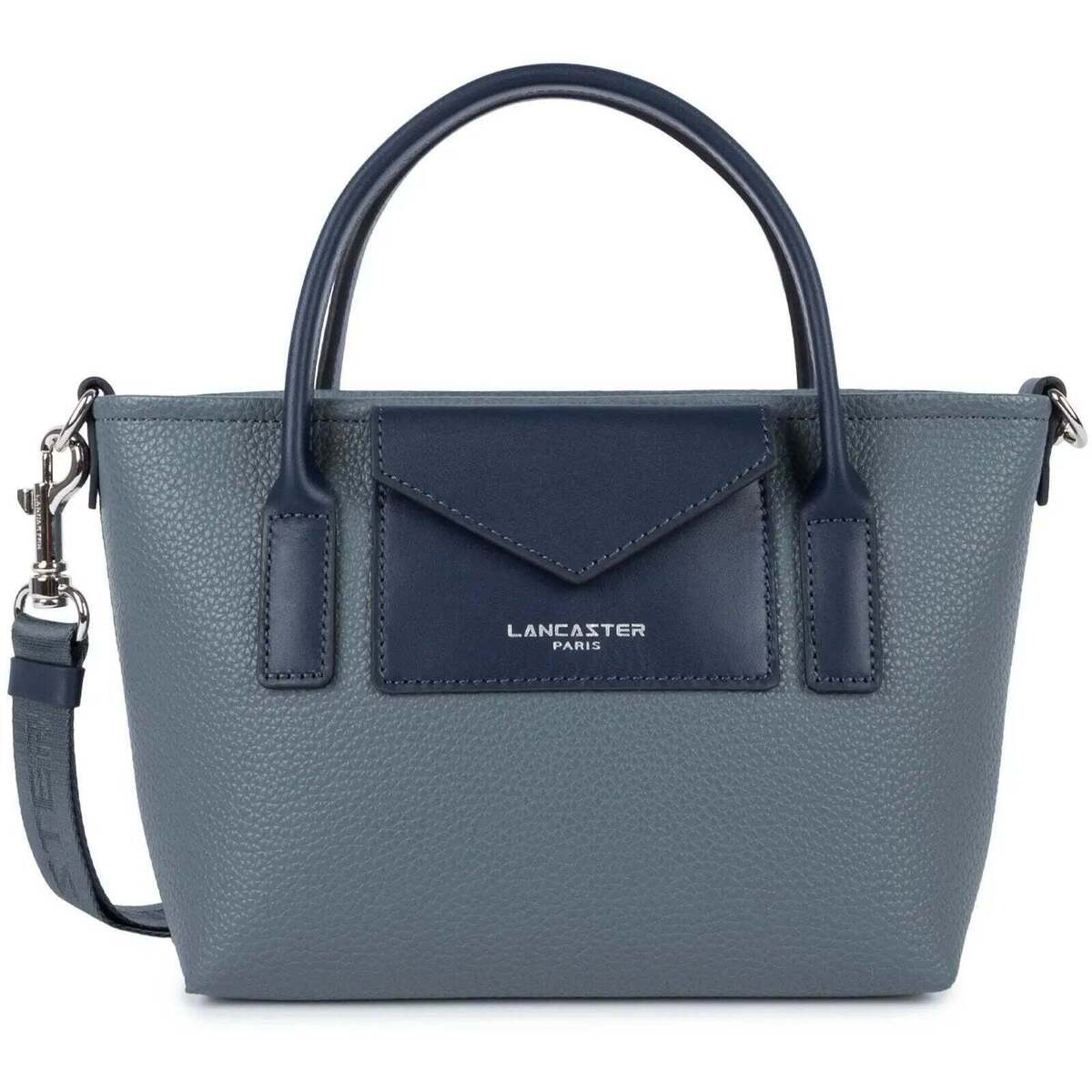 LANCASTER - Sac cabas main - Maya double KBA - Bleu Givré
