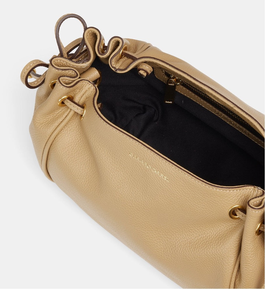 GÉRARD DAREL Mini Sac 24H Cuir - ICÔNES - Argile