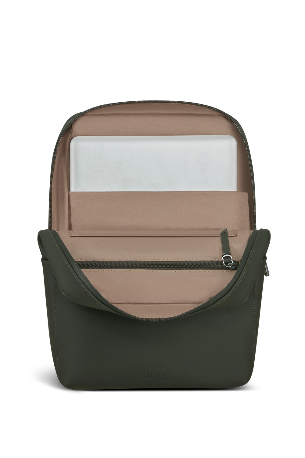 LIPAULT - Sac à dos square - Dark Moss