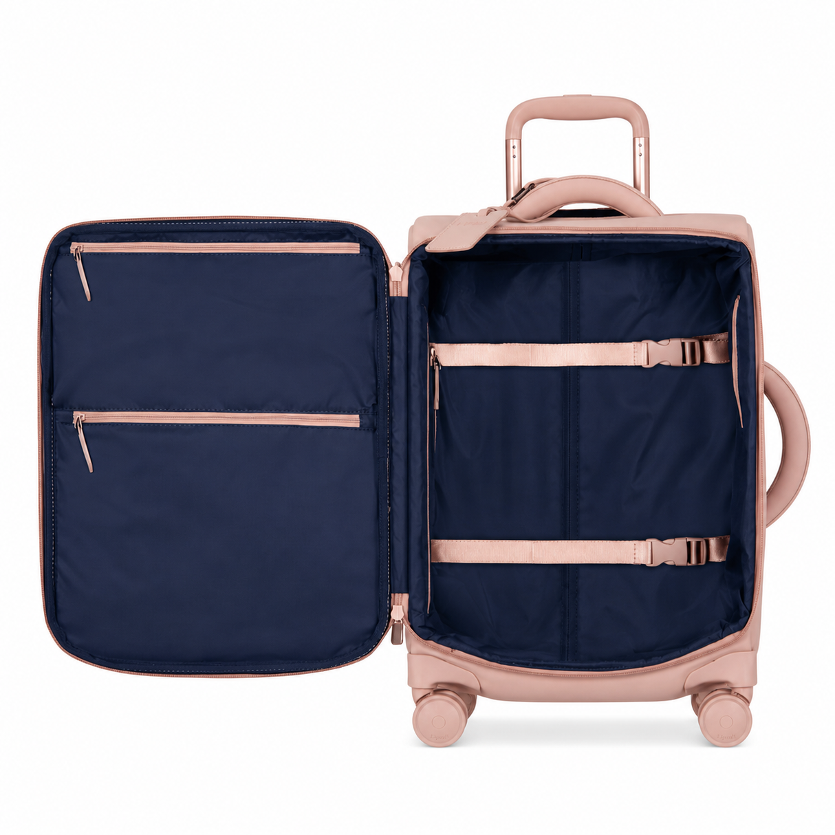 LIPAULT - Valise cabine - Lost in Berlin - Rose quartz