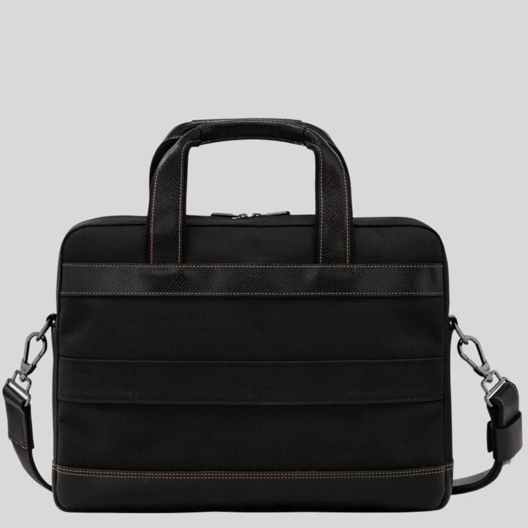 LONGCHAMP - Porte-documents S - Boxford - Toile recyclée - Noir