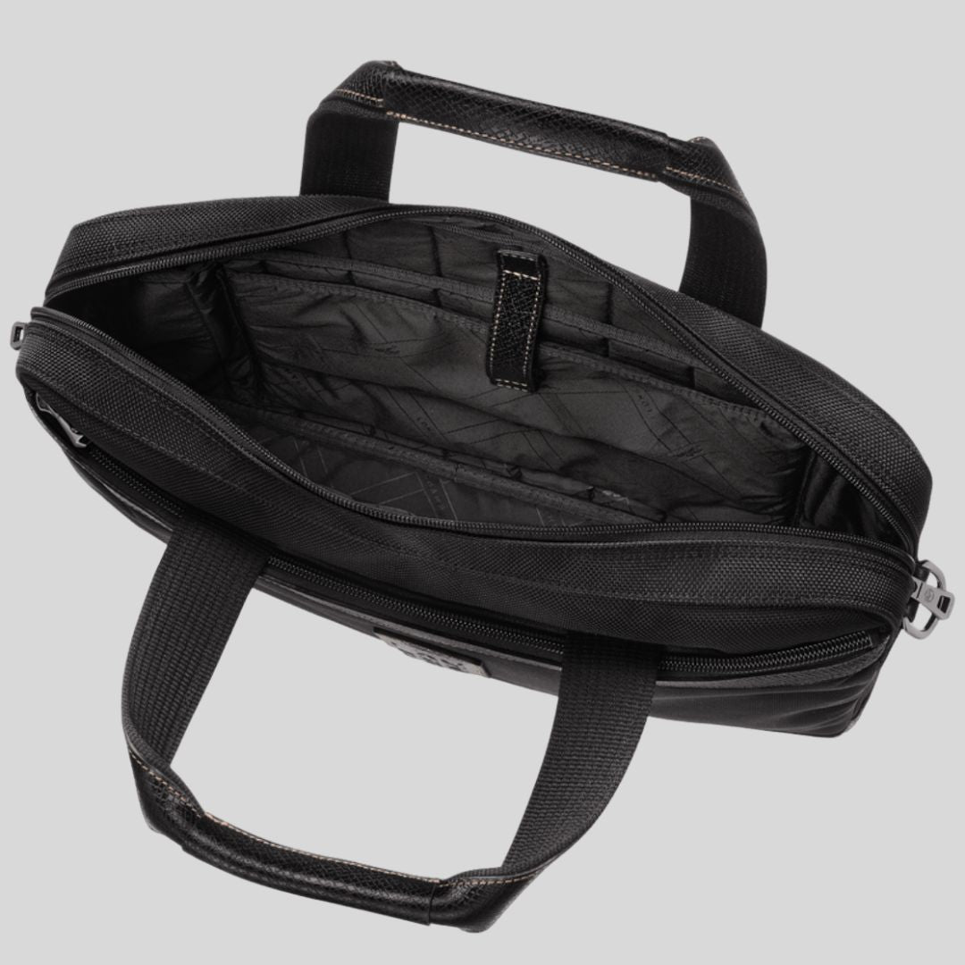 LONGCHAMP - Porte-documents S - Boxford - Toile recyclée - Noir