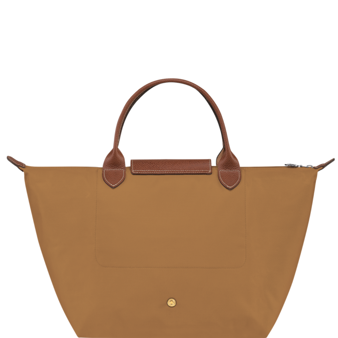 LONGCHAMP - Le pliage original - sac porté main M - Toile recyclée - Chamois