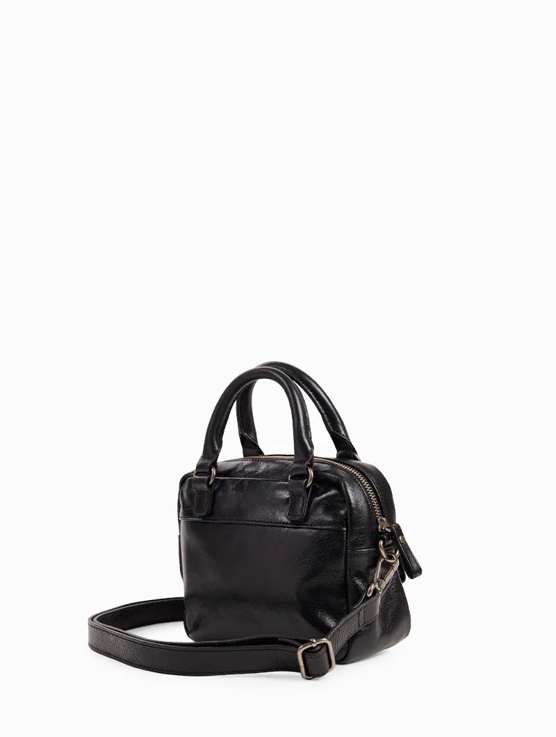 NAT & NIN - Cabas multipoches micro - MACY - Noir Glacé
