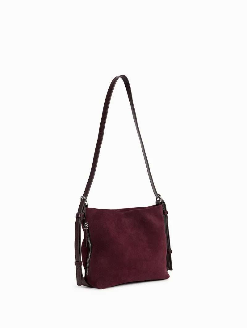 NAT & NIN -Sac bandoulière Mini Moreen Aubergine
