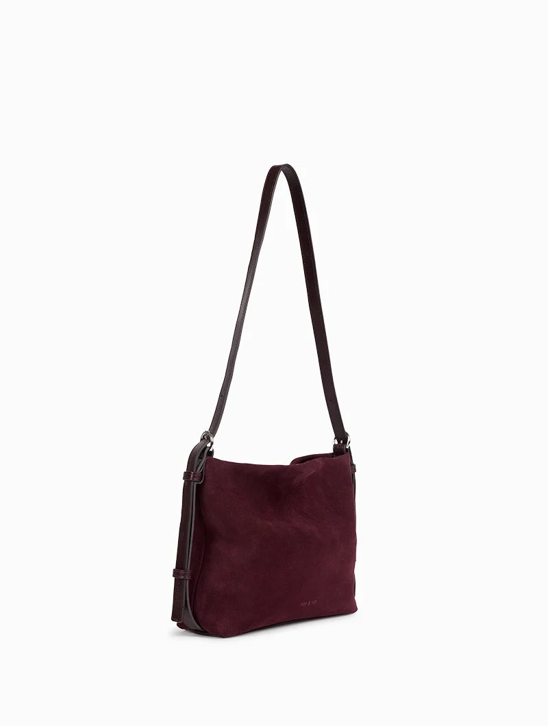 NAT & NIN -Sac bandoulière Mini Moreen Aubergine