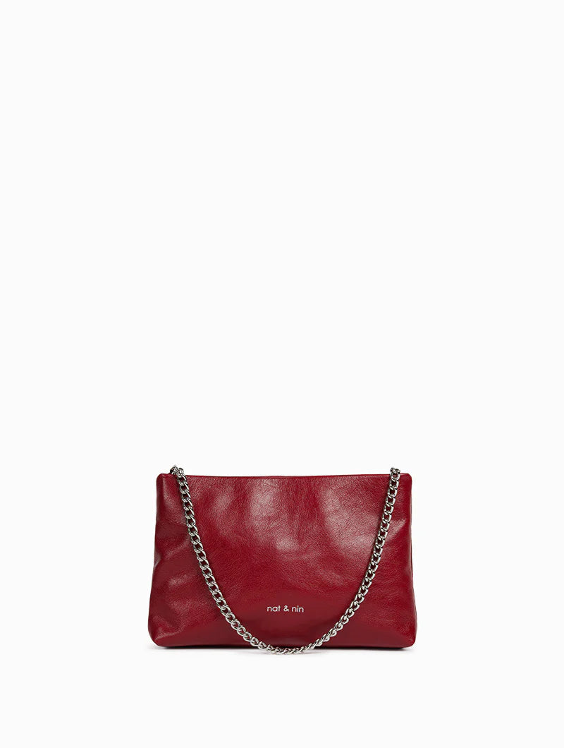 NAT & NIN -Sac bandoulière Molly Rouge