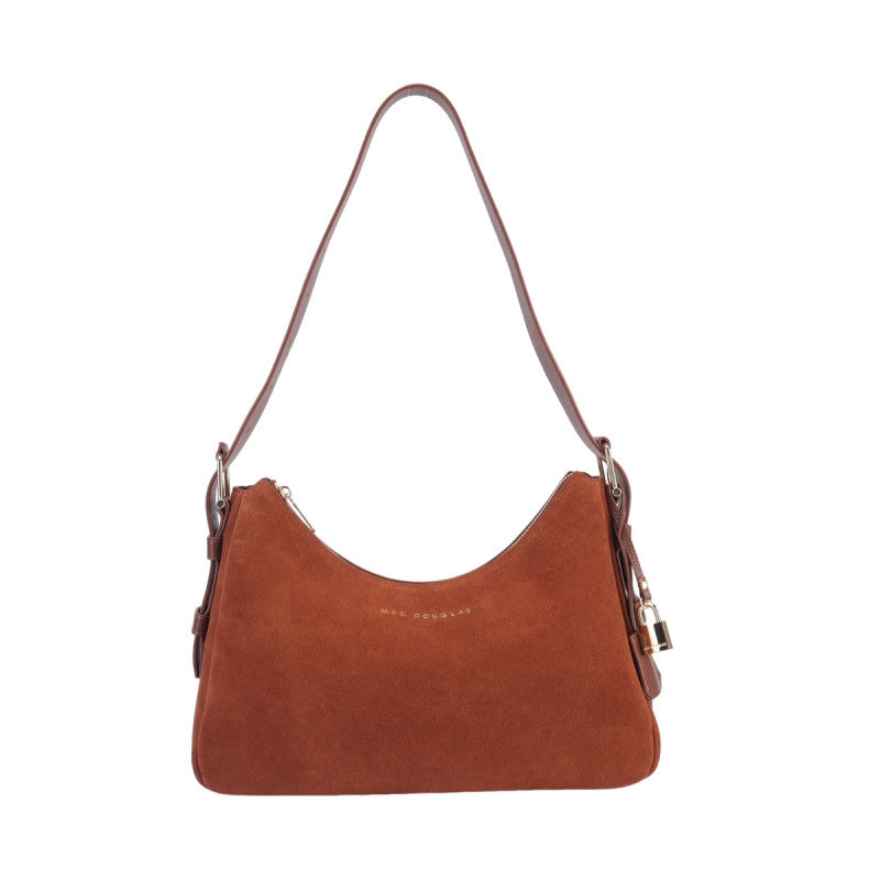 MAC DOUGLAS - sac porté épaule veau velours - Phenix