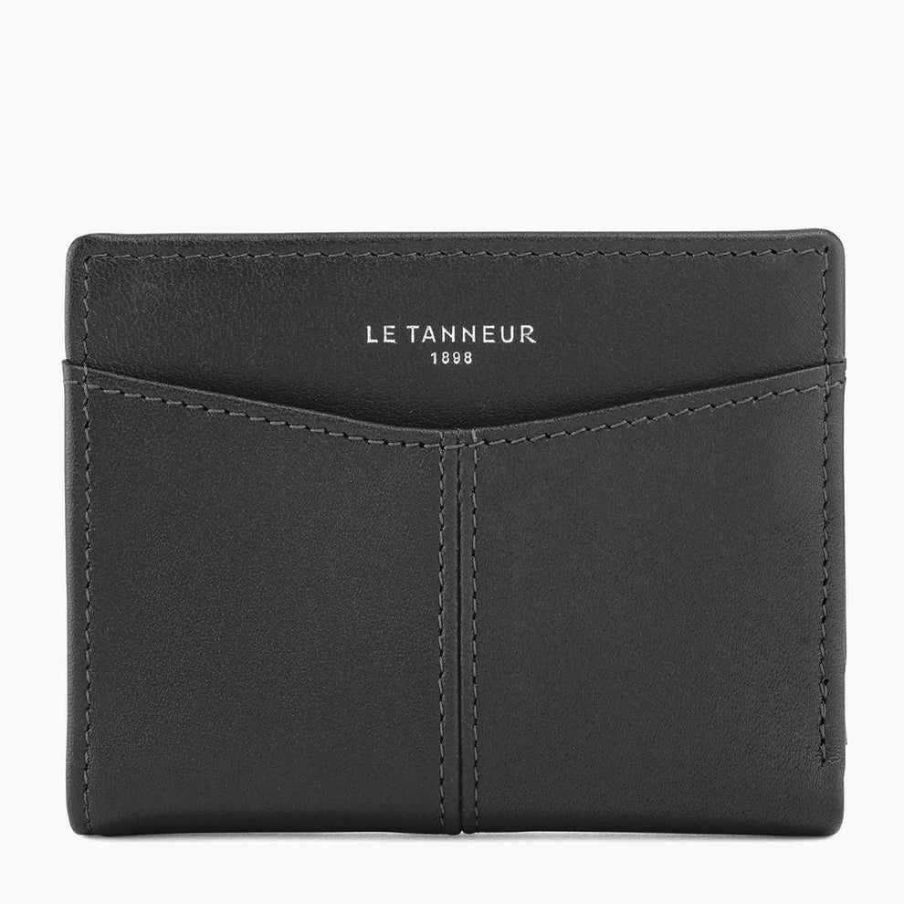LE TANNEUR - Porte-cartes - Charlotte - Noir