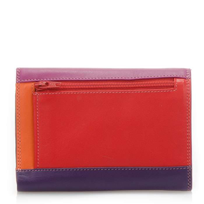 MYWALIT - Portefeuille Mywalit Sangria à double rabat en cuir