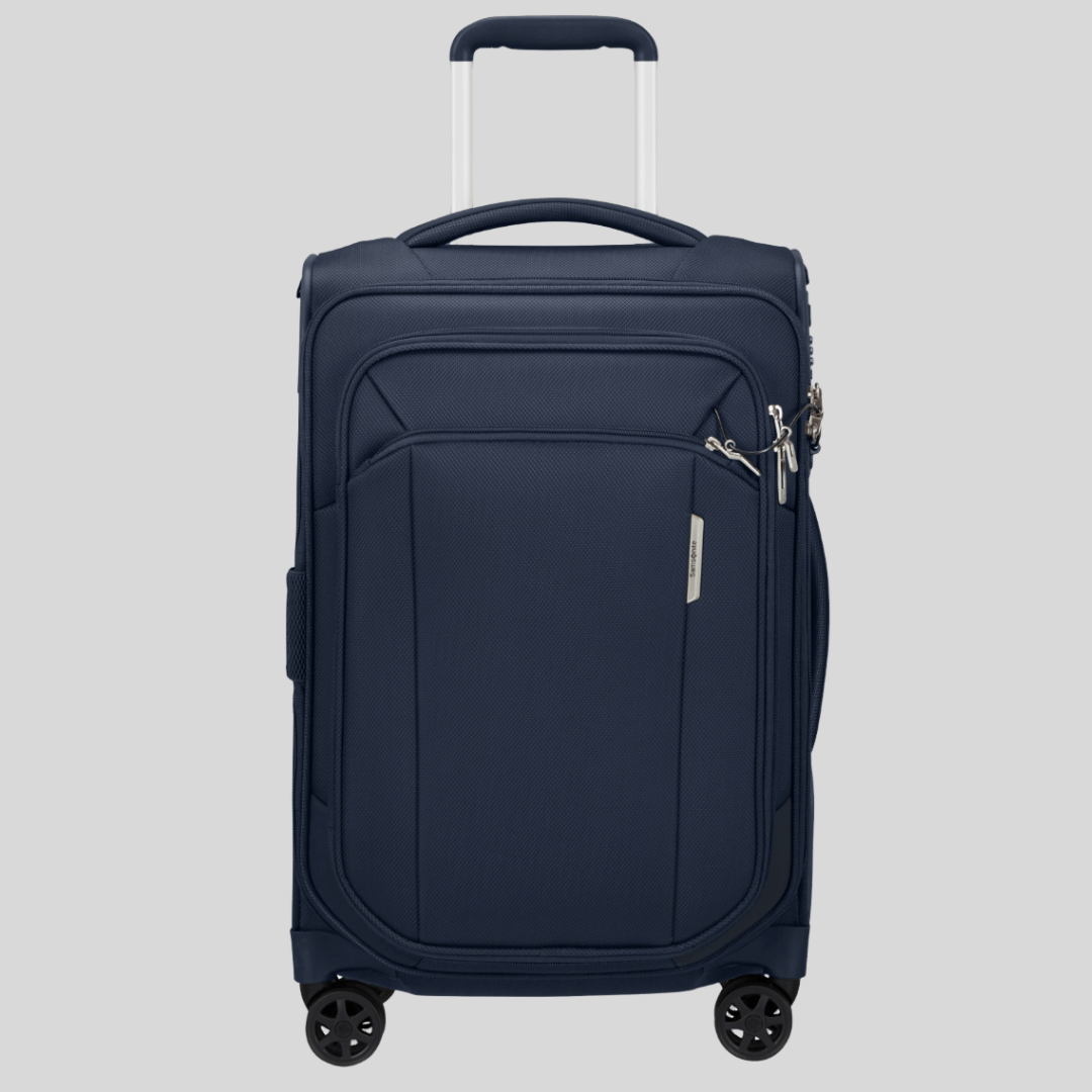 SAMSONITE - Valise cabine 4 roues - extensible - Respark - 79 cm - Bleu nuit