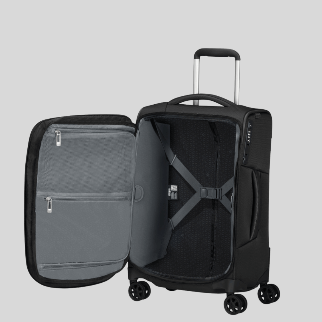 SAMSONITE - Valise cabine 4 roues - extensible - Respark - 79 cm - Ozone black