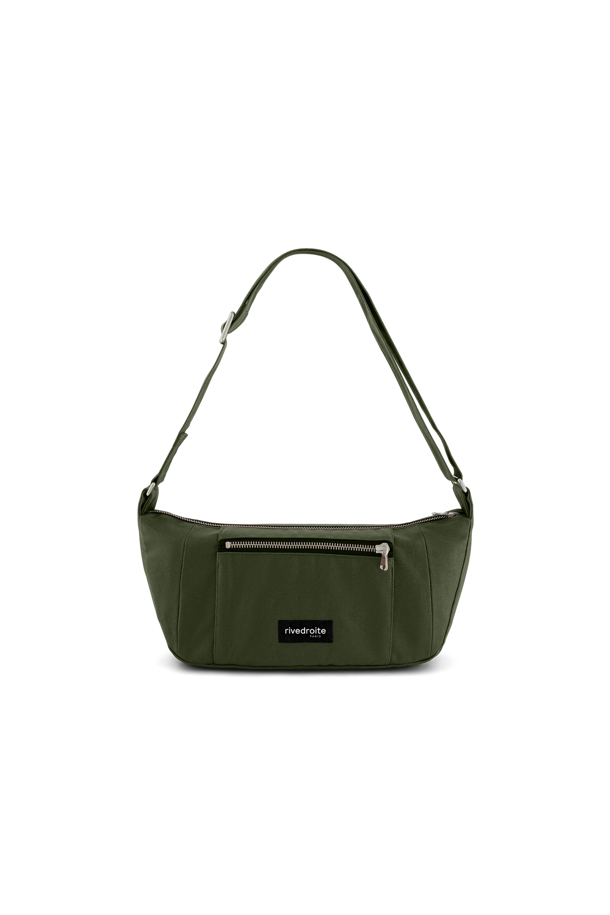 Rive droite - Petit sac à main Charlot XS coated Green