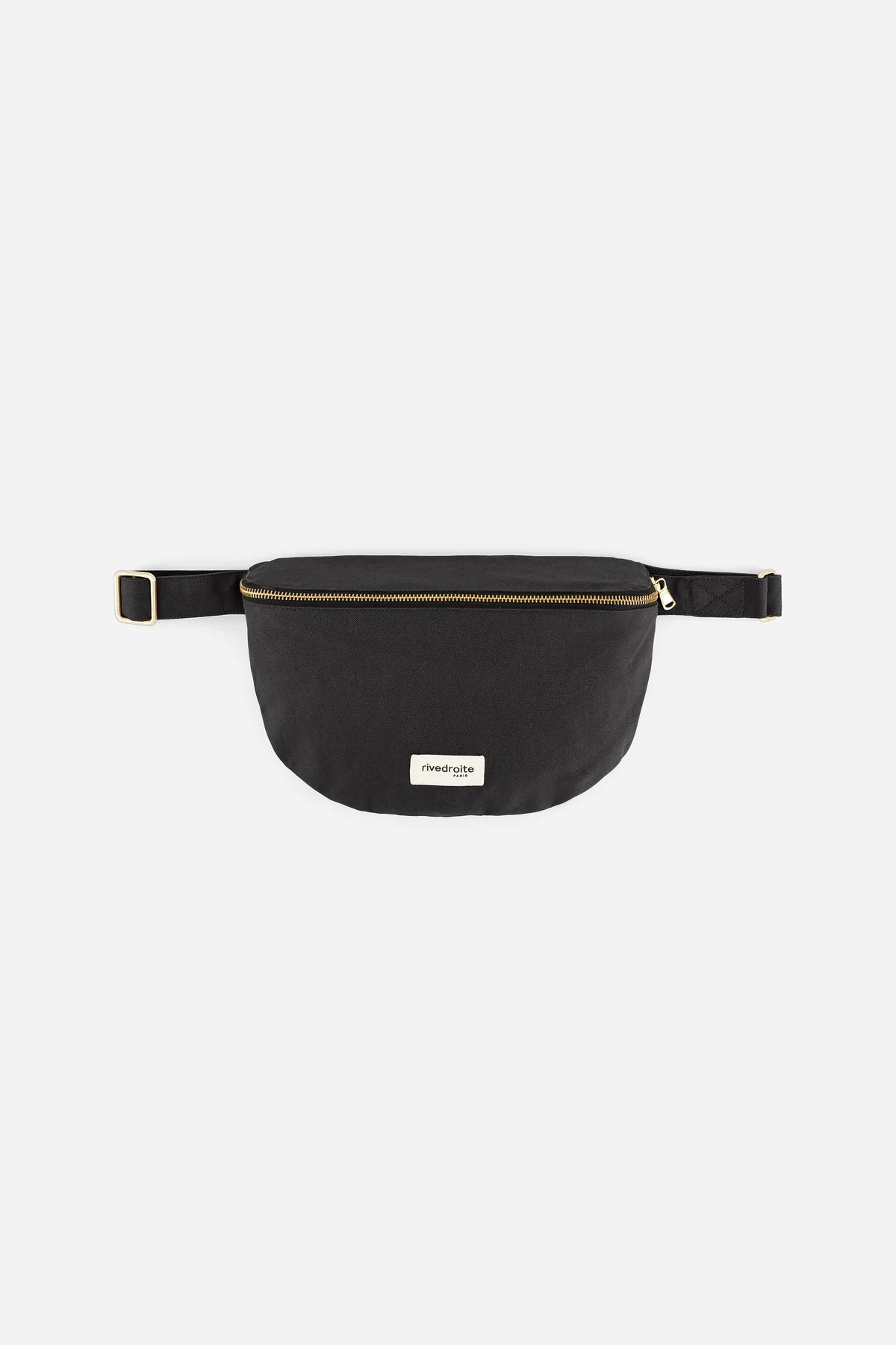 Rive droite - Sac banane Custine Noir ciré
