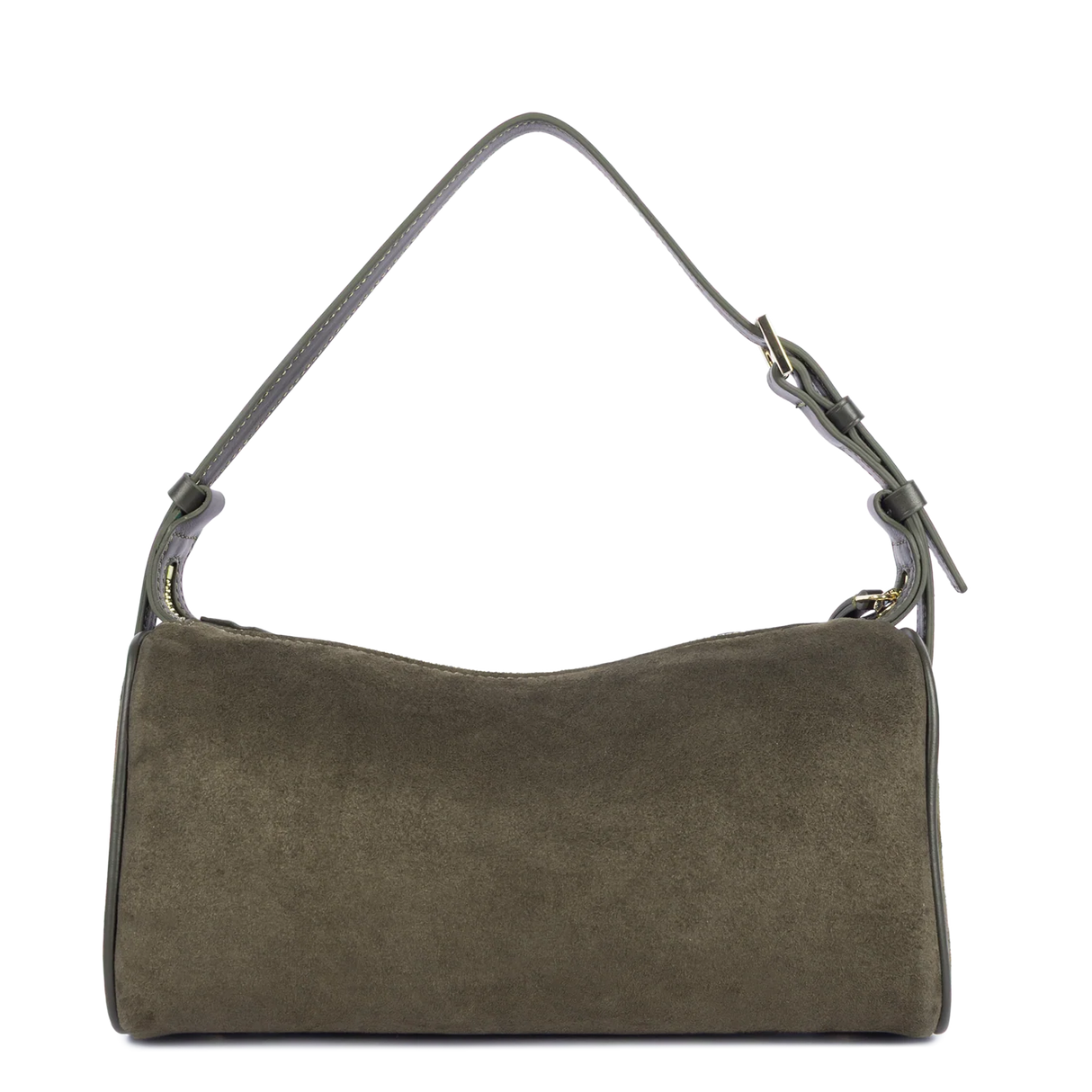LANCASTER - Sac rectangle Suède kaki