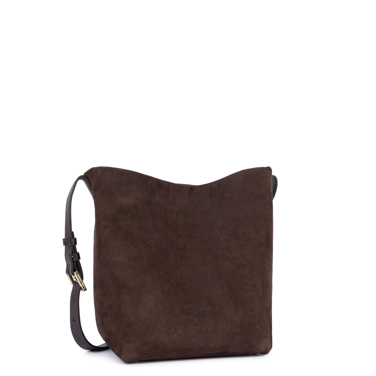 LANCASTER - Sac seau Suède marron