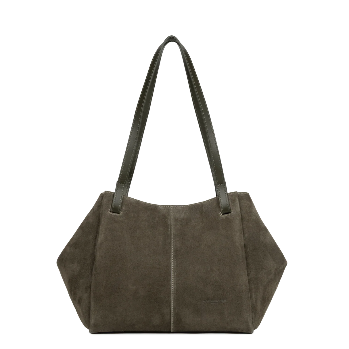 LANCASTER - Sac cabas Suède Kaki