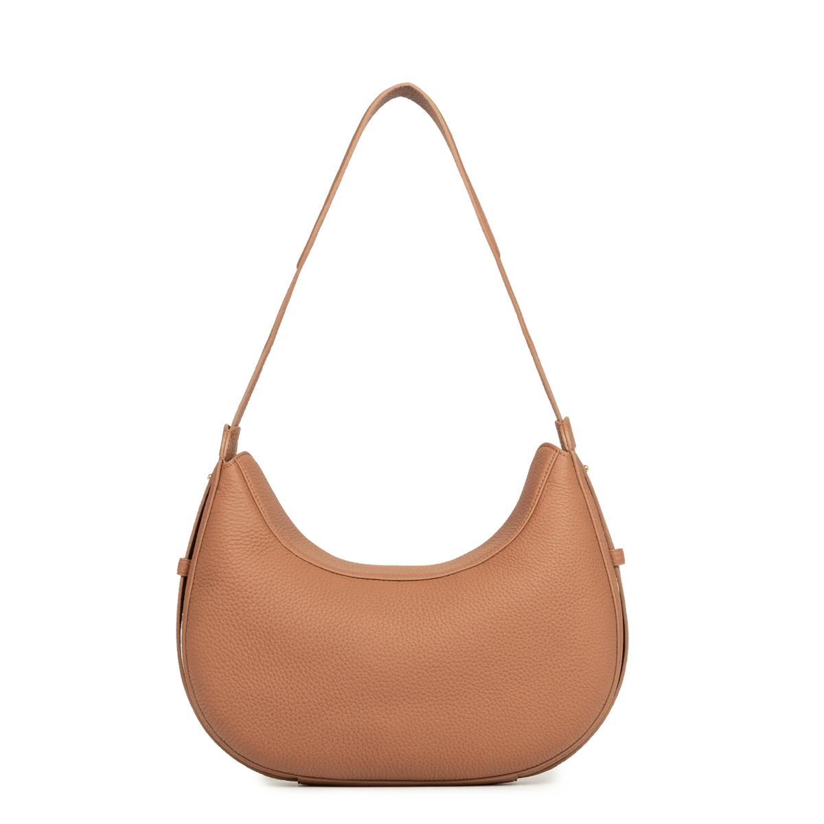 LANCASTER - Sac besace Lancaster Toro Ivy en cuir de taurillon camel