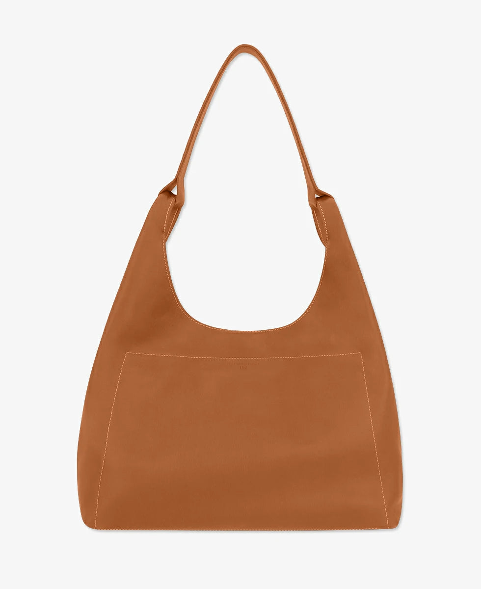 LES ATELIERS FOURÈS - Sac porté épaule Amazone Fauve