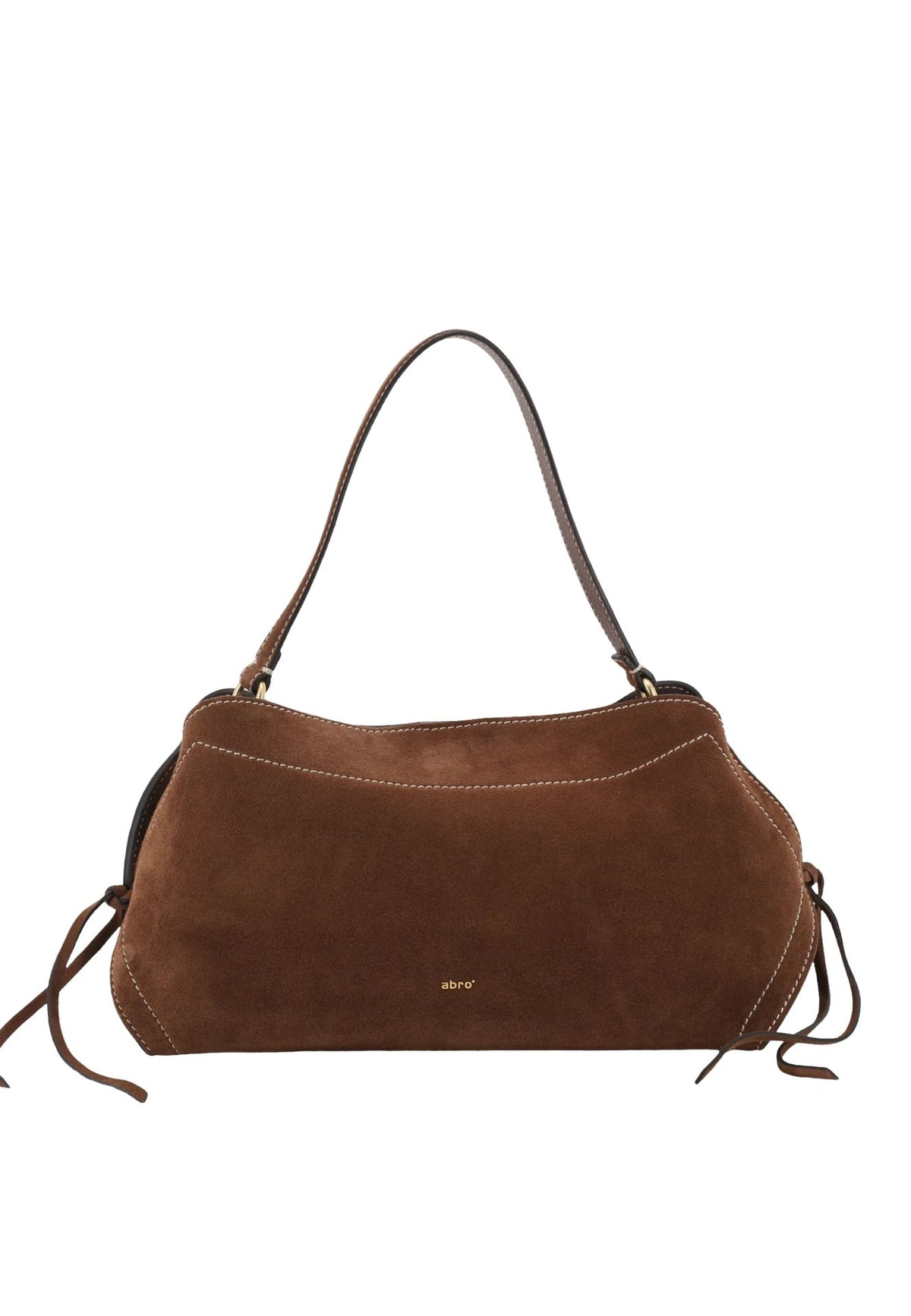 ABRO - Sac à main en daim NECESSITY Small Wood – Abro