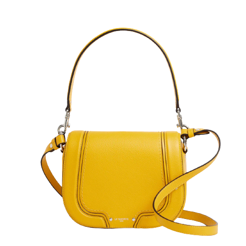 LE TANNEUR - Sac porté épaule - Ella- Jaune Lys