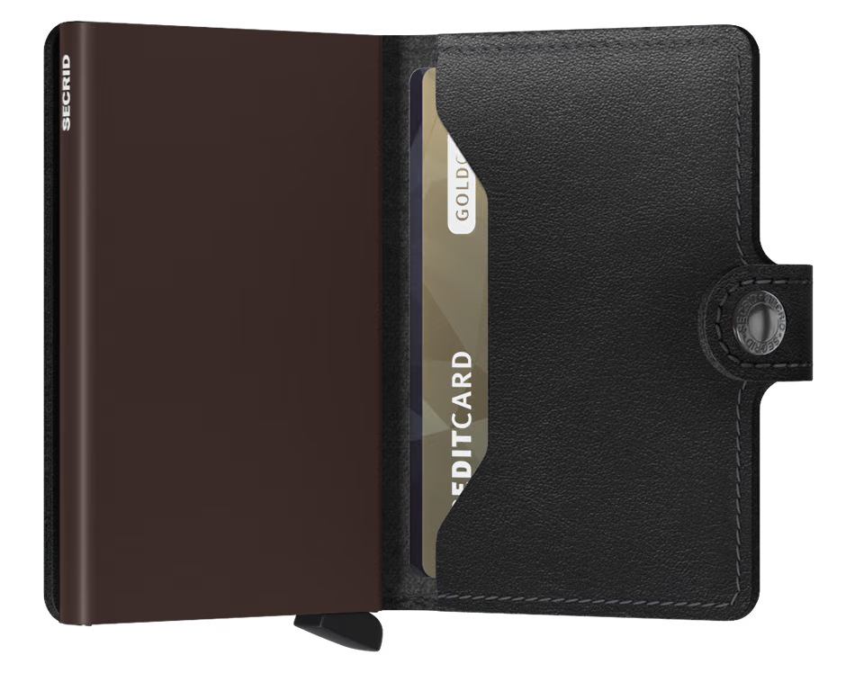 SECRID - Porte cartes Miniwallet Original - Black & Brown
