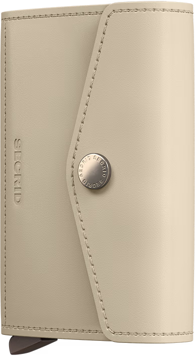 SECRID - Porte cartes porte monnaie Enveloppe wallet Original - Ecru