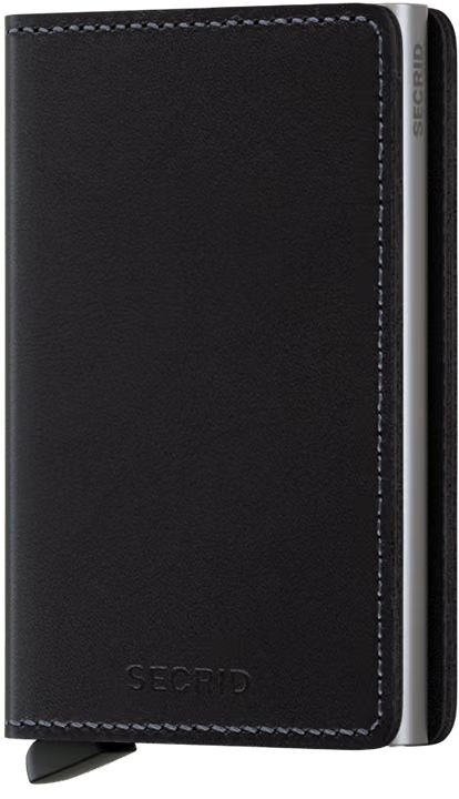 SECRID - Portefeuille Slimwallet Secrid cuir RFID 12 cartes Noir