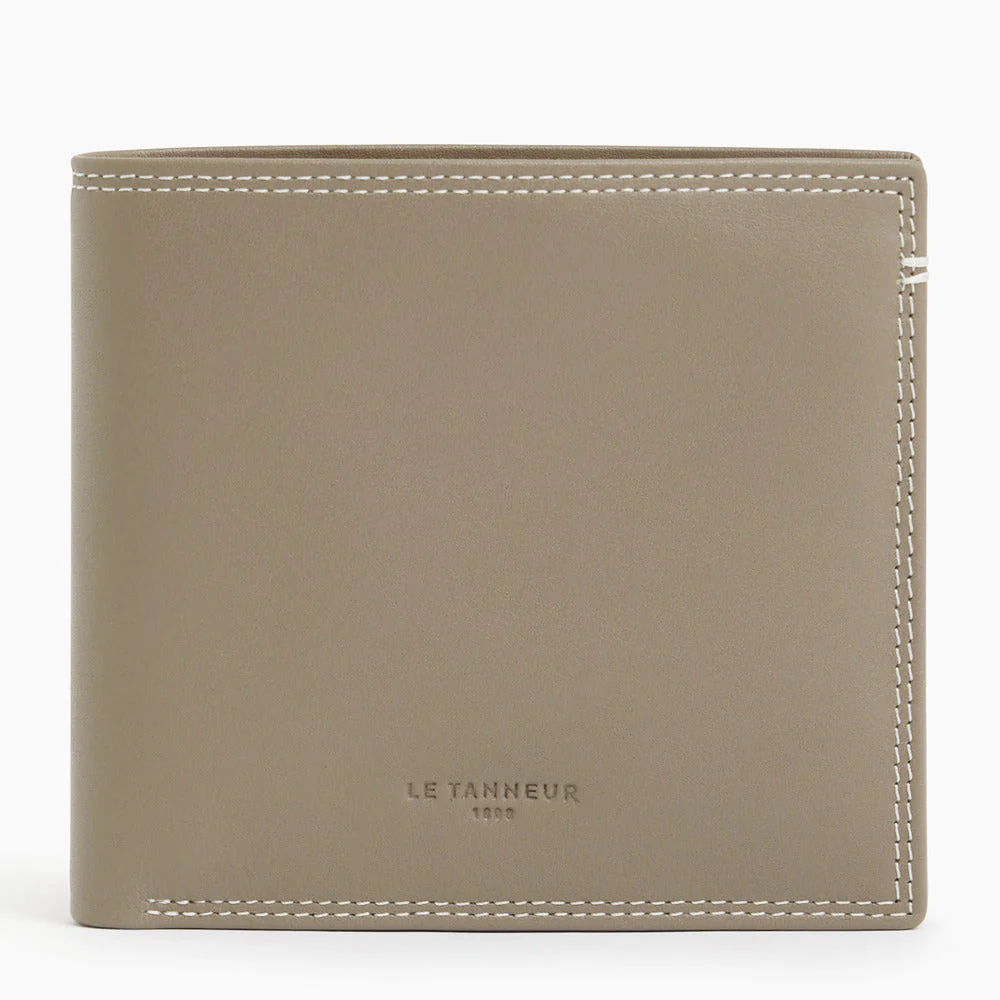 LE TANNEUR - Porte-cartes horizontal moyen - Martin - Gris Multicolore