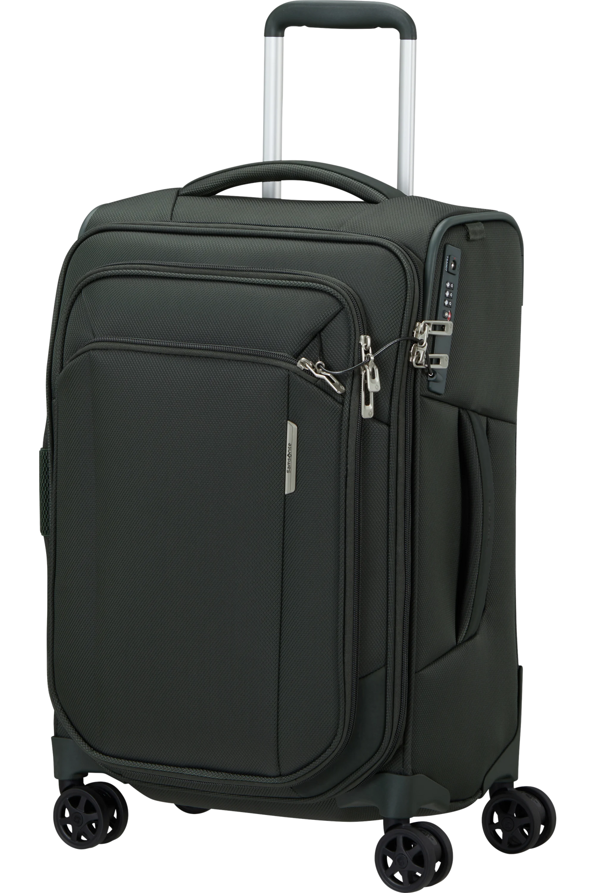 SAMSONITE - Valise cabine tissu extensible - Respark - 55/23cm - Kaki