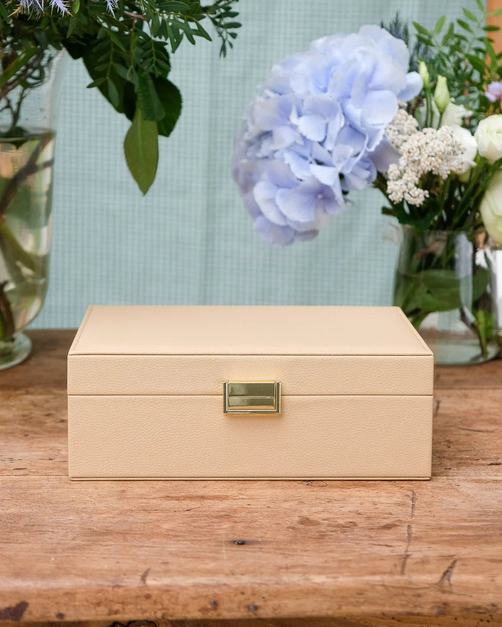 MAISON SCARLETT - Boite à bijoux Louise Cuir PU Beige