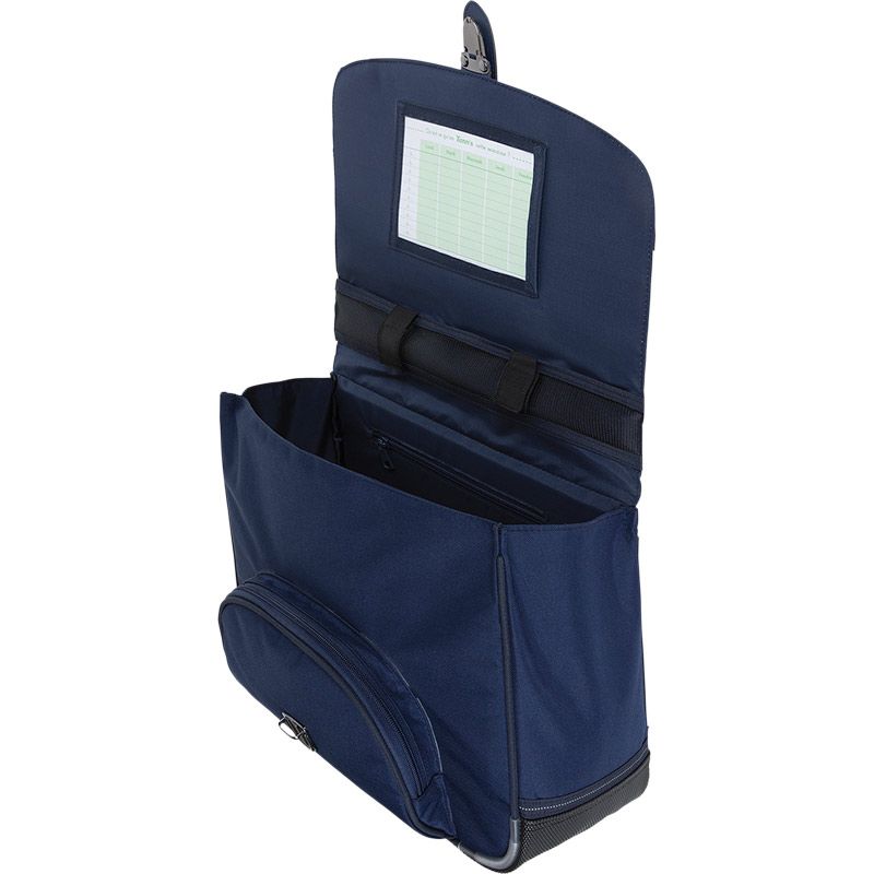 Tann's Cartable Tristan Rouge/Bleu Marine 35 cm