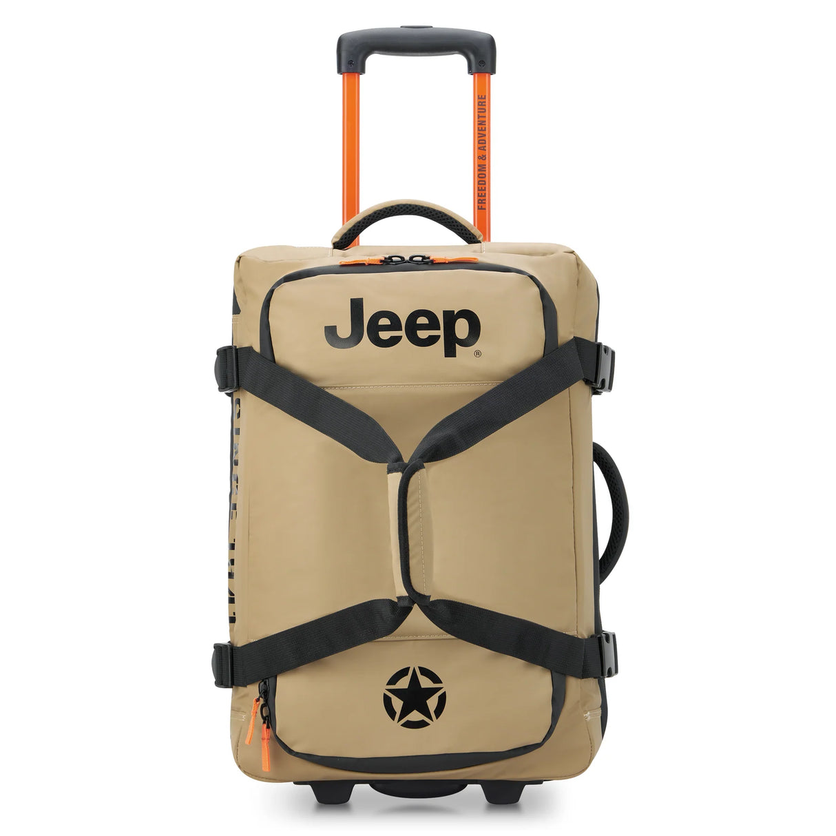 DELSEY PARIS x JEEP® – Sac de voyage trolley cabine Sable chaud