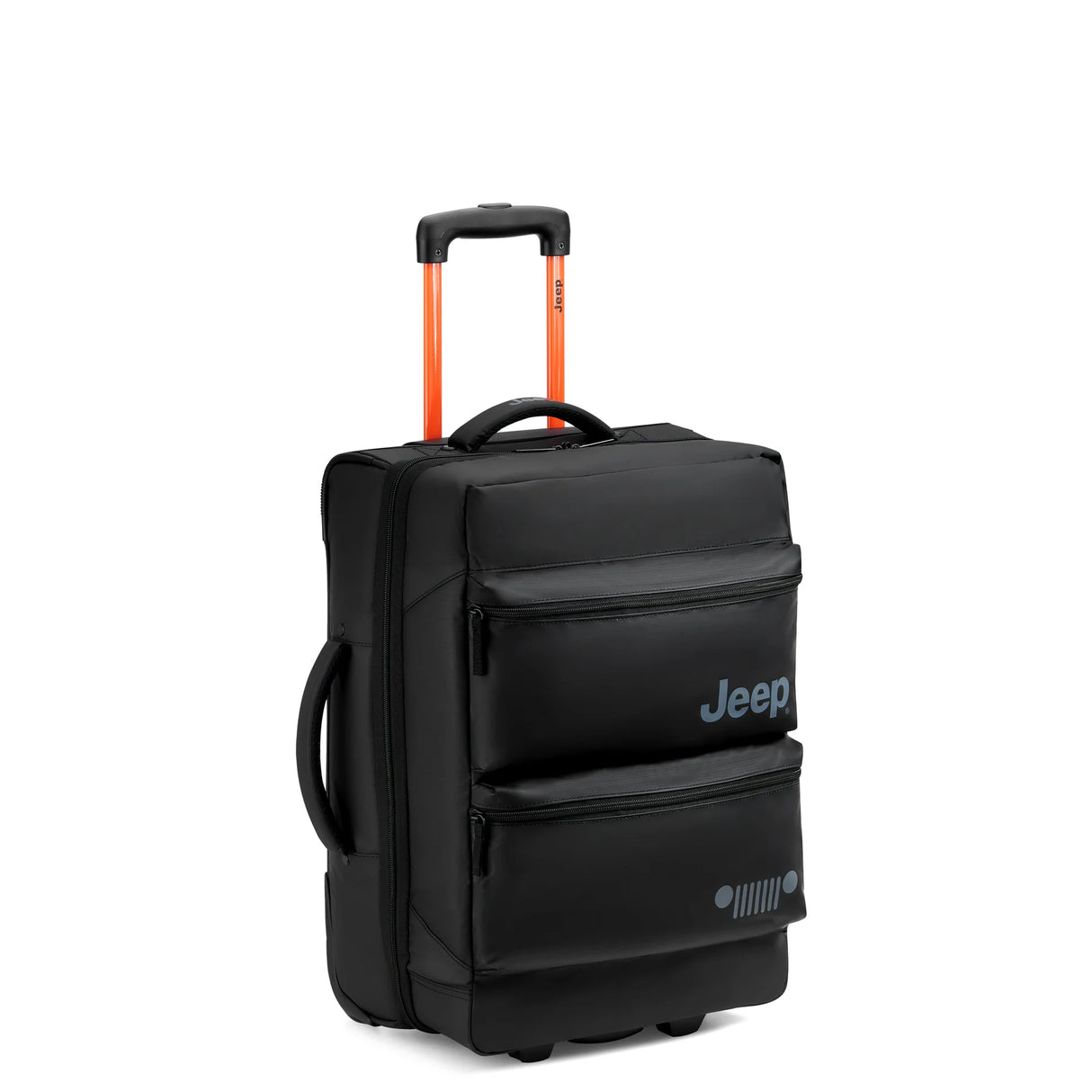 DELSEY PARIS x JEEP® – Sac de voyage trolley cabine avec deux poches devant Noir