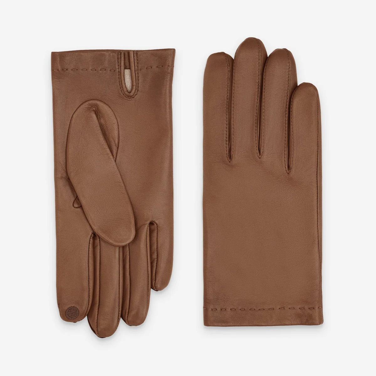 Glove Story - Gants cuir homme cork doublé soie